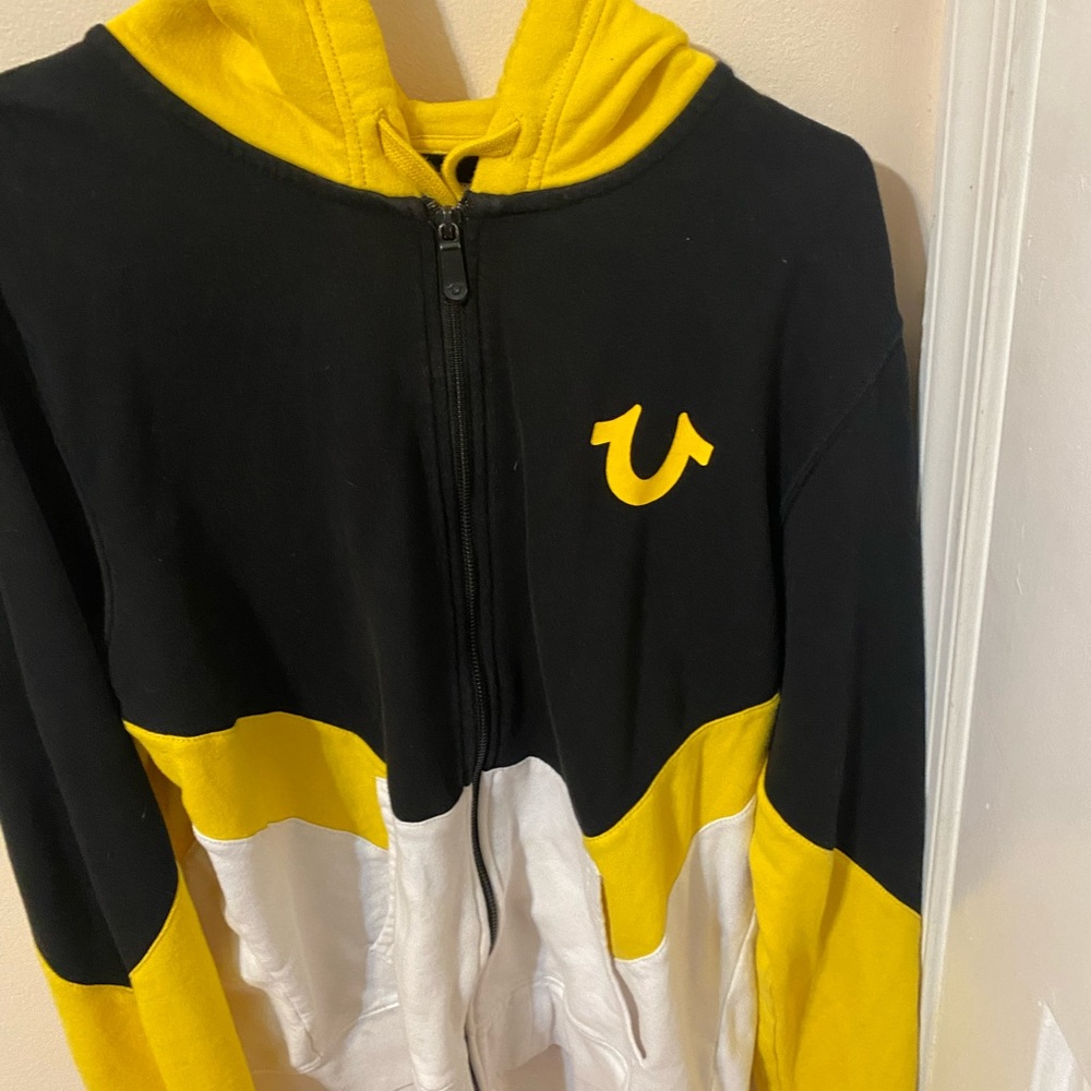Yellow True Religion Hoodie